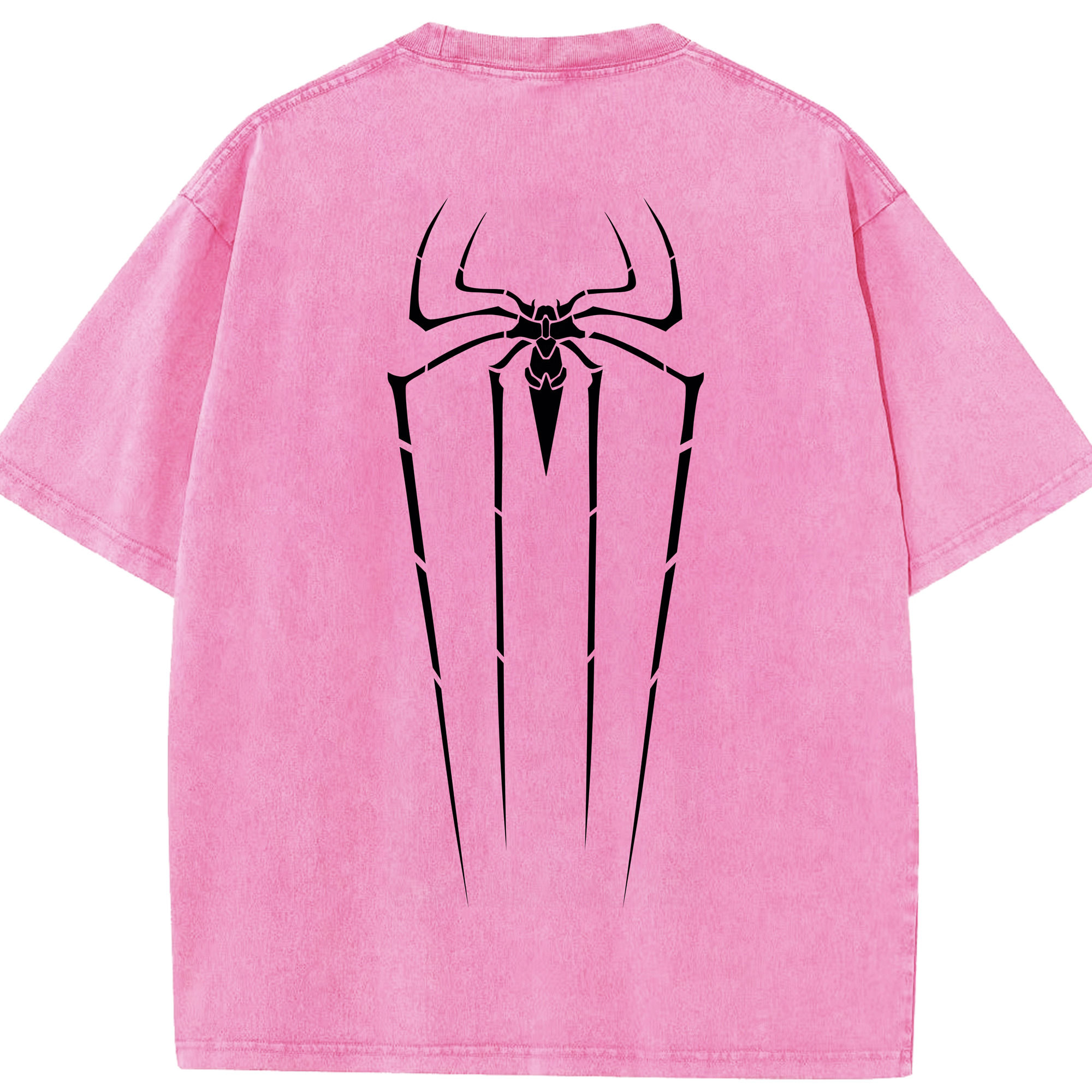 （画像用） Spider Man スパイダーマン 綿100% ヴィンテージ風 半袖Tシャツ（背面プリント）